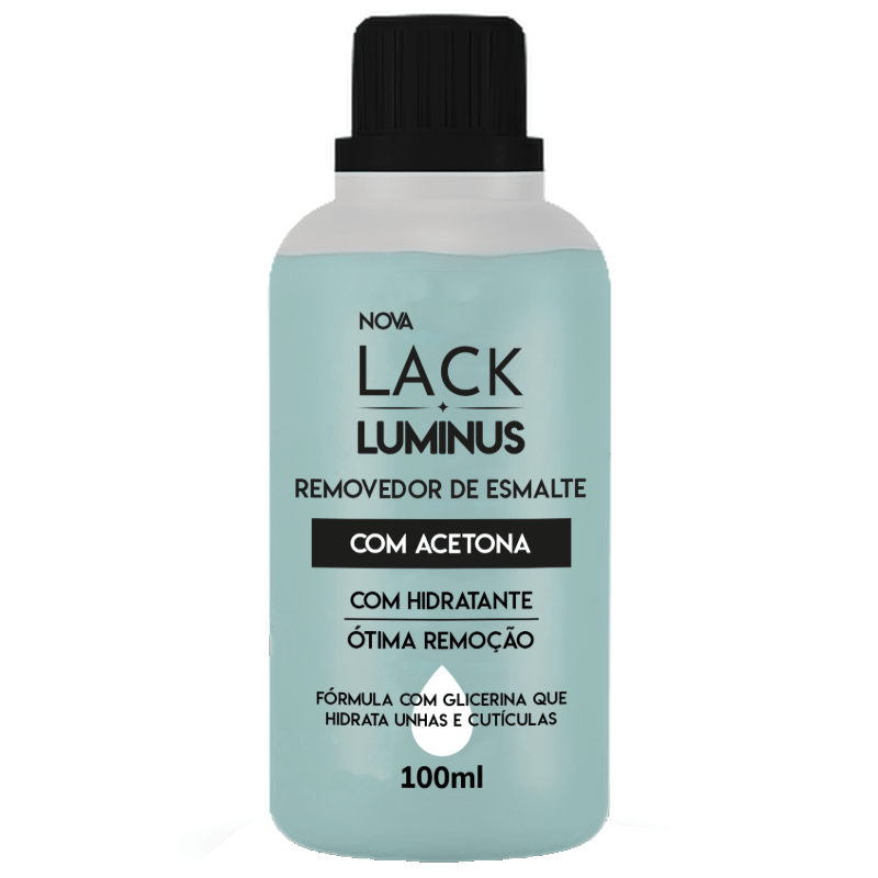 Removedor de Esmalte Lack Luminus com Acetona 100ml | Drogal