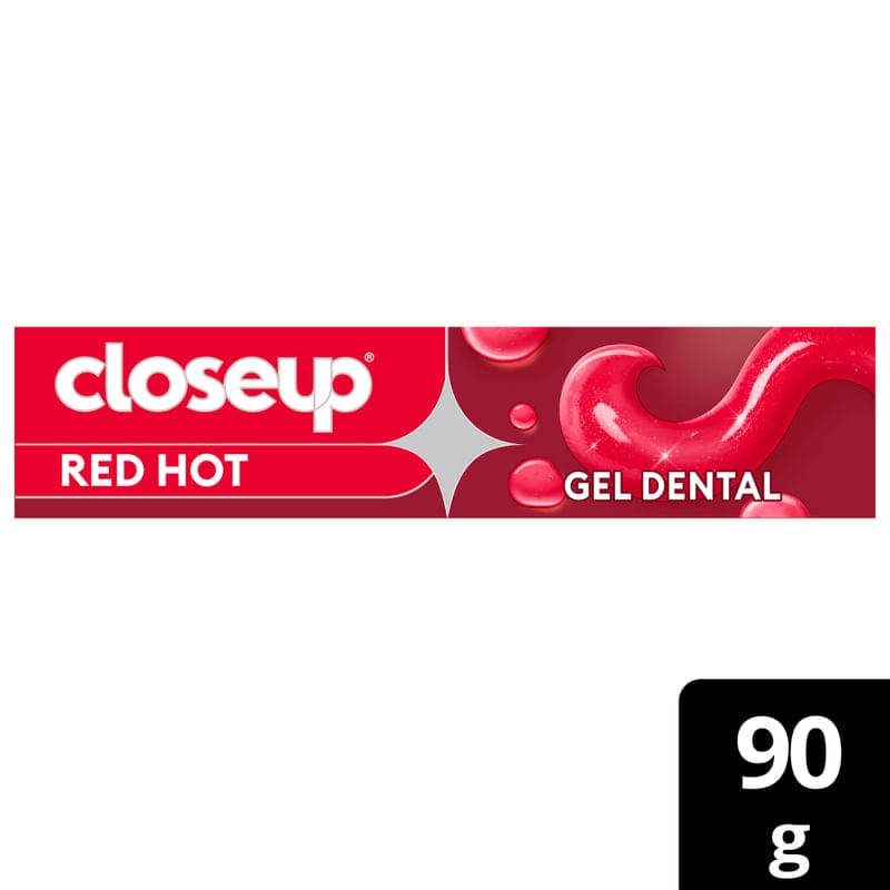 Pasta de Dente: Gel Closeup Proteção 360º Fresh Red Hot 90g