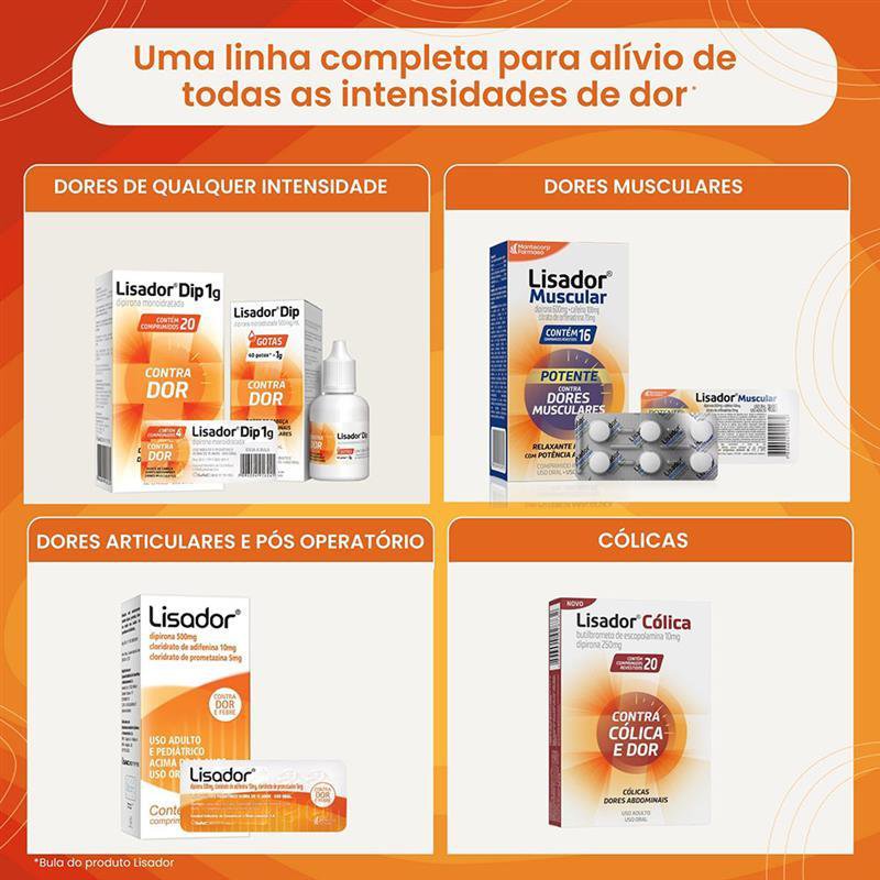 Encontraproduto.com.br - Lisador Dip 500mg/ml Solução Gotas 20ml