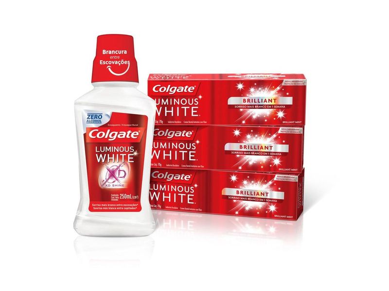 005-kit-creme-dental-clareador-colgate-luminous-white-brilliant-mint-3-unidades-70g-enxaguante-bucal-clareador-colgate-luminous-white-250ml-farmacia-drogal-online