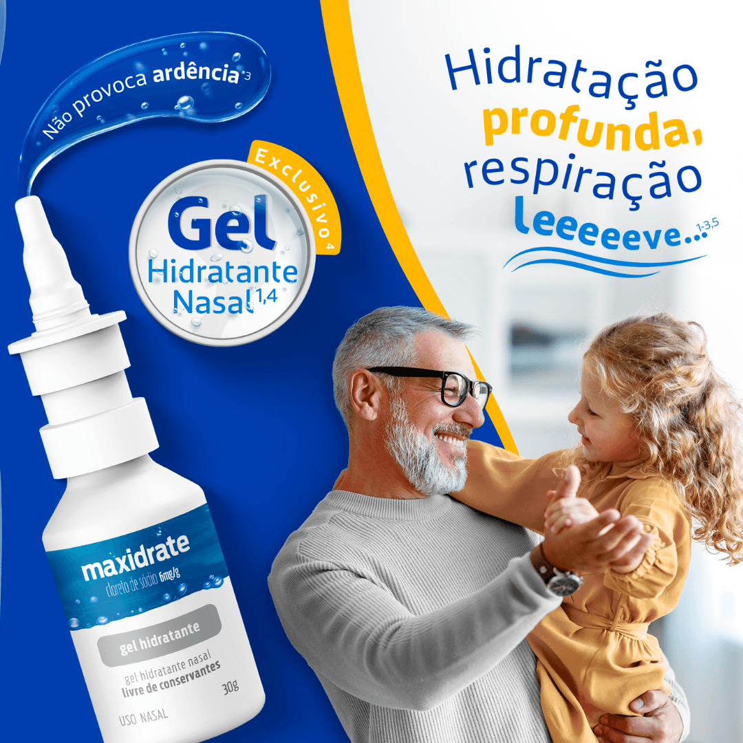 Maxidrate Gel Nasal 30g - Para que Serve, Preço: Drogal
