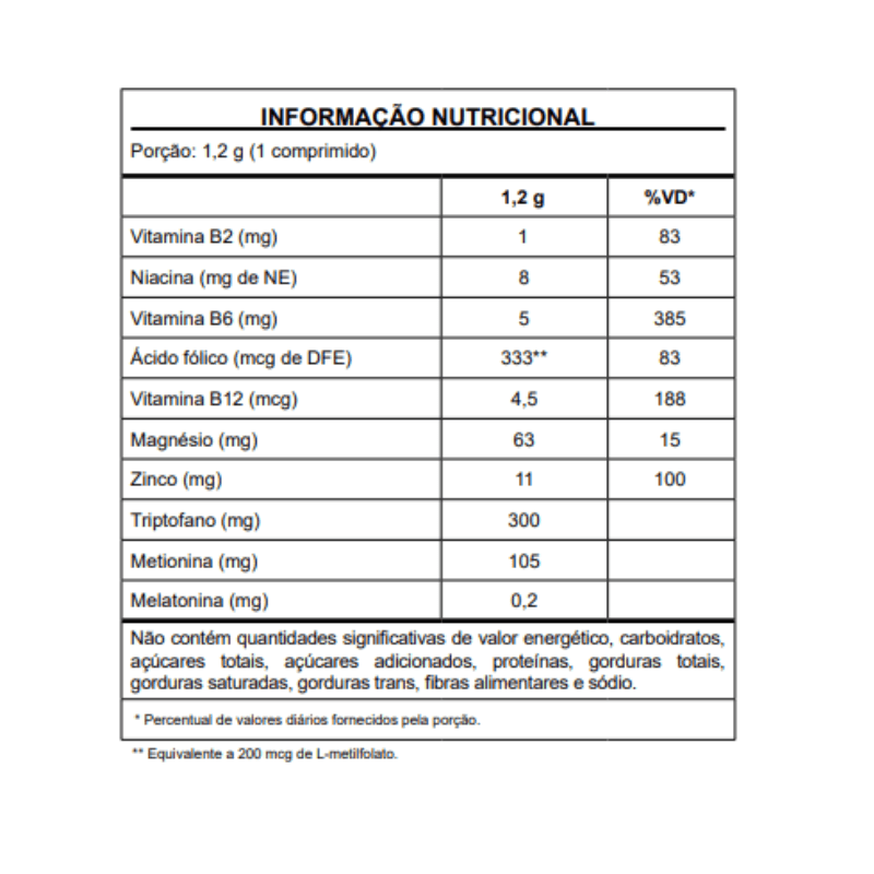 Promind Triptofano + Melatonina 60 Comprimidos: Melhor Preço
