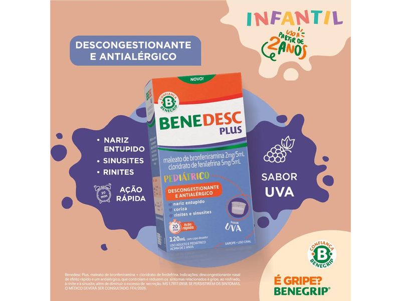003-benedesc-plus-pediatrico-sabor-uva-solucao-oral-120ml--copo-dosador-farmacia-drogal-online