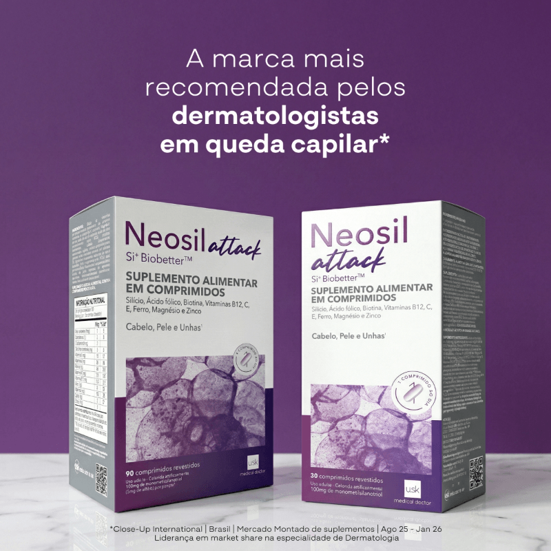 Neosil Attack: Com Silício Ativo e Poderoso Blend