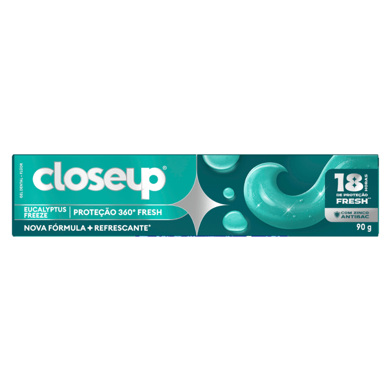 Gel Dental CloseUp Eucalyptus Freeze Proteção 360° Fresh 90g