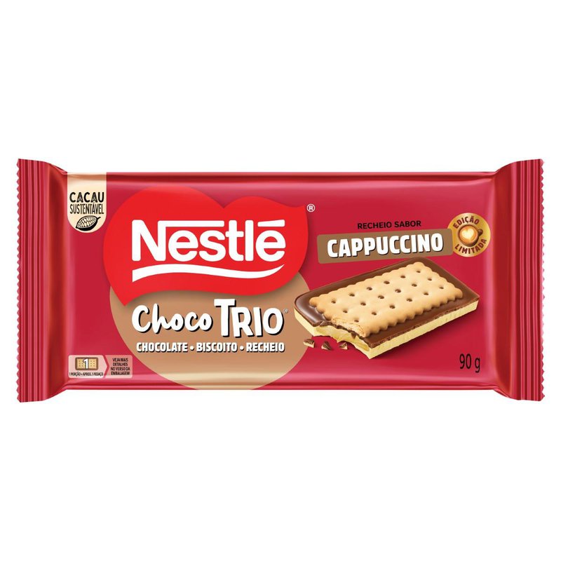Chocolate Nestlé Choco Trio Cappucino 90g: Drogal