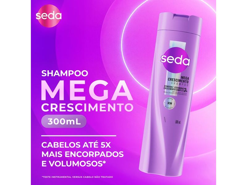 005-shampoo-seda-mega-crescimento-300ml-fortalecimento-e-crescimento-capilar-farmacia-drogal