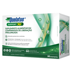 Suplemento Alimentar Quelatus Support XR 60 Comprimidos de Liberação Prolongada