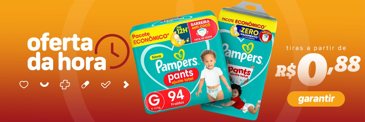 Oferta da Hora Pampers