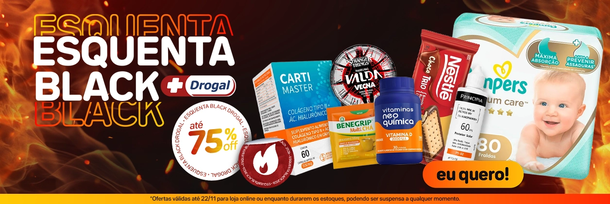 Aproveite as ofertas de Black Friday da Drogal.