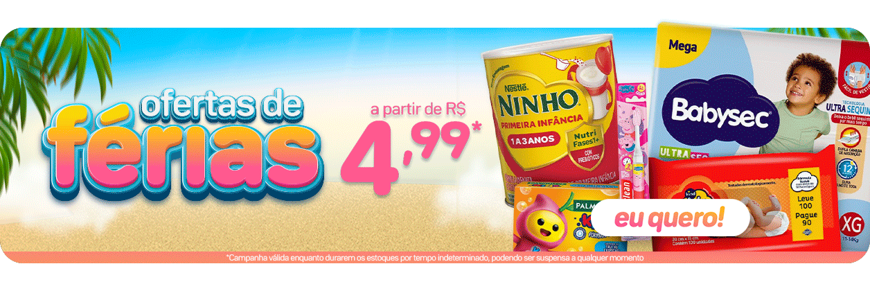 Ofertas de Férias Mamãe e Bebê