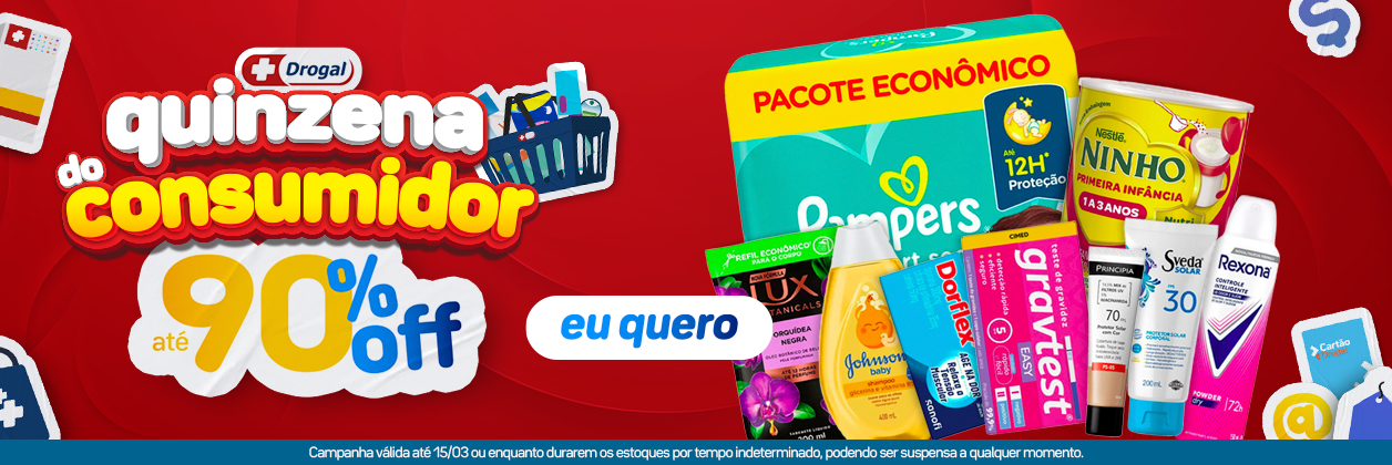 Quinzena do Consumidor até 90% Off