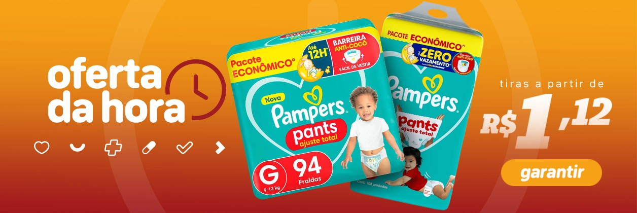 Oferta da Hora Pampers