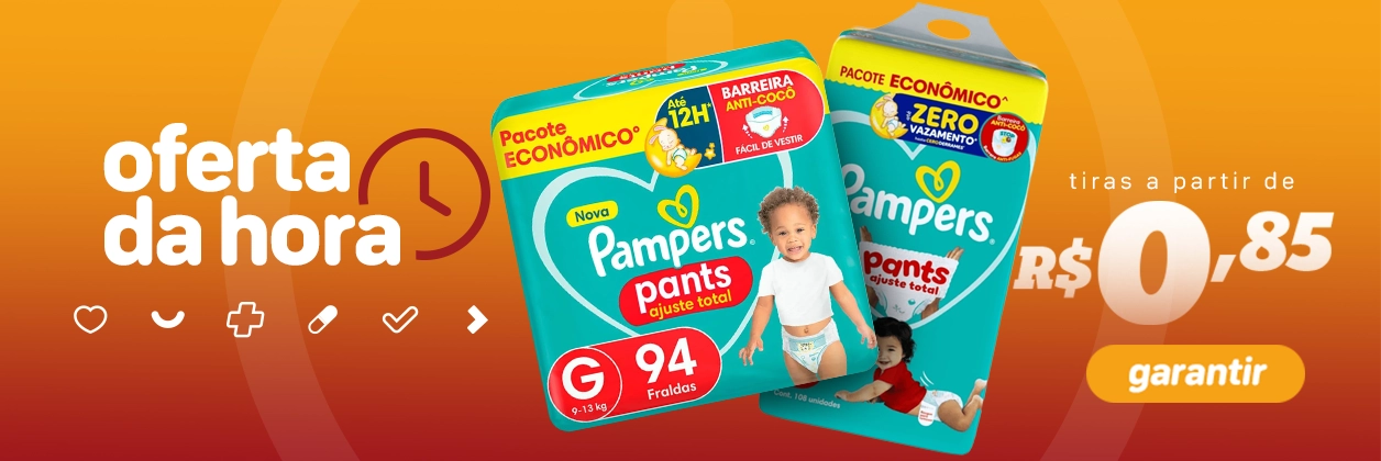 Oferta da Hora Pampers