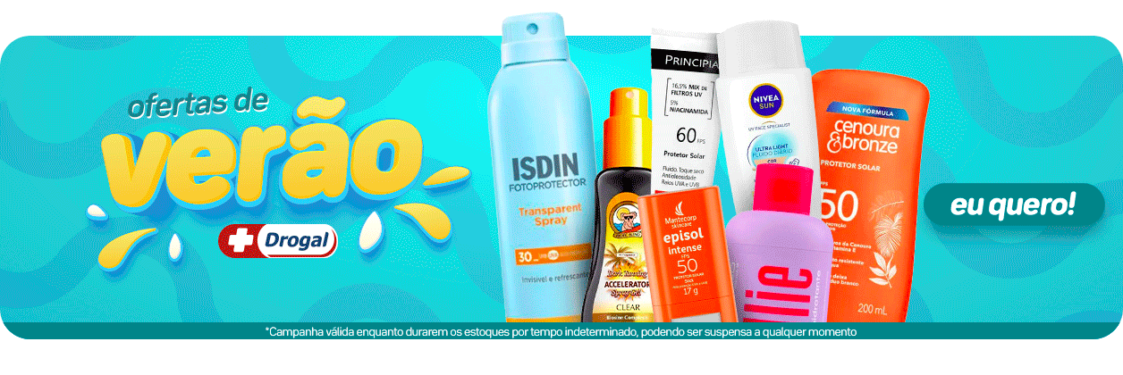 Ofertas de Verão Protetor Solar