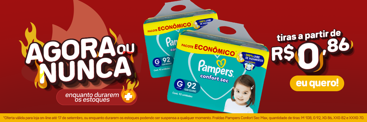 Agora ou Nunca Tiras A partir de R$ 0,86