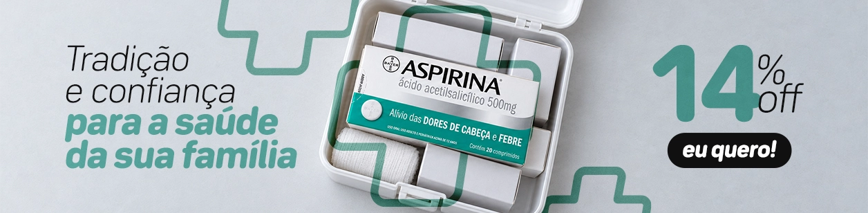 Aspirina Com Até 14% OFF! Aproveite! 