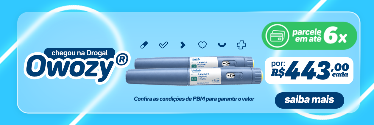 Chegou na Drogal Owozy